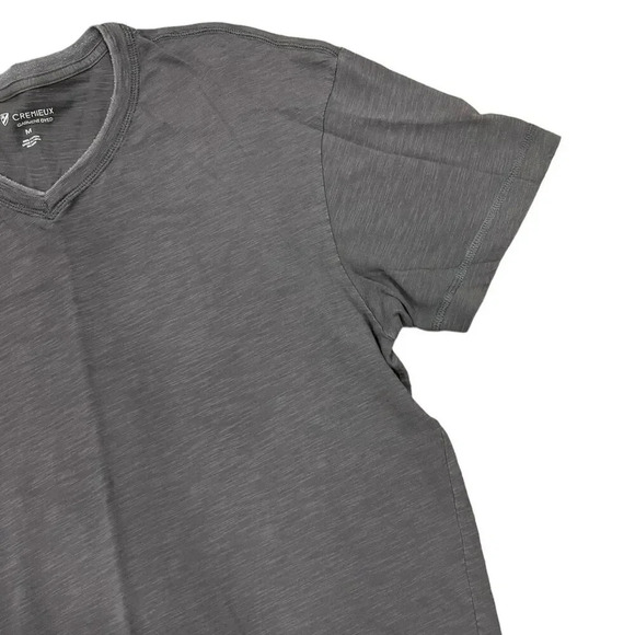 Cremieux Gray Garment Dyed Cotton T-Shirt M - Picture 2 of 4